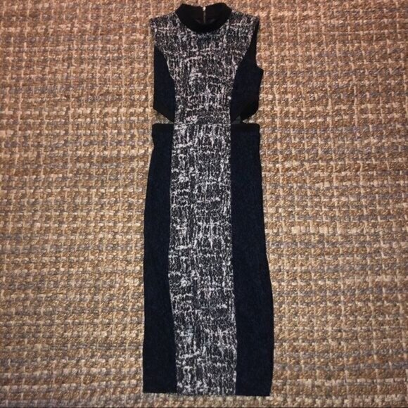 Rachel Roy Cut Out Sheath Midi - Sz 2 - Picture 14 of 15